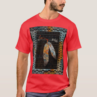 先住民アートワーク先住民アメリカンドリームキャッチャーGraphi Tシャツ