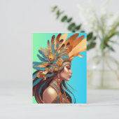 先住民インスピレーション#1 ポストカード (スタンド正面)