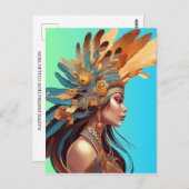 先住民インスピレーション#1 ポストカード (正面/裏面)