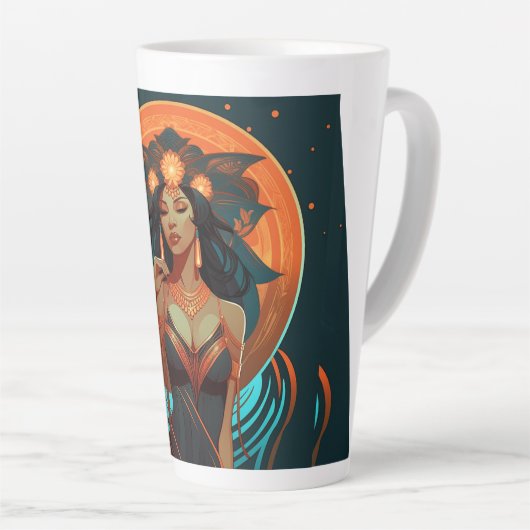 先住民インスピレーション#2 カフェラテマグ (右アングル)