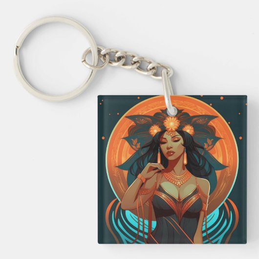 先住民インスピレーション#2 キーホルダー (正面)