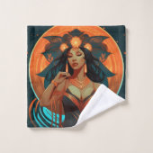 先住民インスピレーション#2 バスタオルセット (ウォッシュタオル)