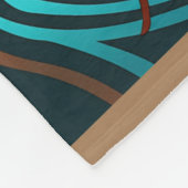 先住民インスピレーション#2 フリースブランケット (角)