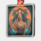 先住民インスピレーション#2 メタルオーナメント (左)