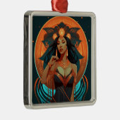 先住民インスピレーション#2 メタルオーナメント (右)