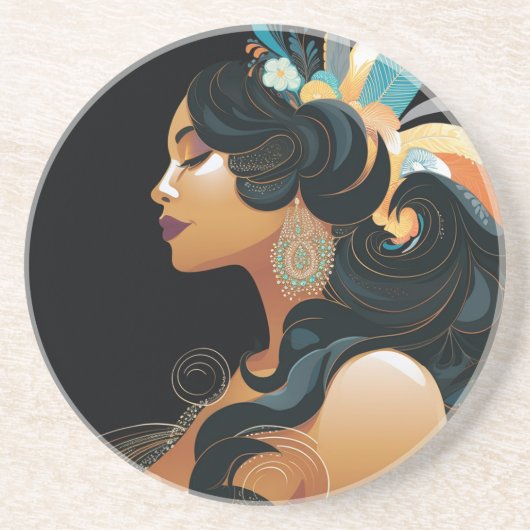 先住民インスピレーション#3 コースター (正面)