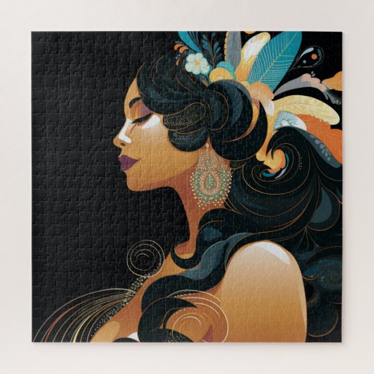 先住民インスピレーション#3 ジグソーパズル (縦)