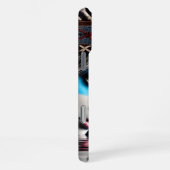 先住民インディアンとウルフリフレクションシーン iPhoneケース (右側面)