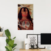 先住民インディアンチーフ1832ブラッド族芸術ポスター ポスター (ホームオフィス)