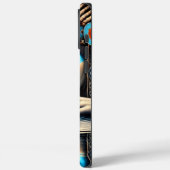 先住民インディアン女性と忠実なライオン Case-Mate iPhoneケース (裏面 / 左)