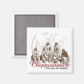 先住民インディアン我々は全て関連する磁石 マグネット (正面/裏面)