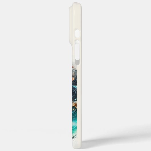 先住民インディアン芸術的しゃれているトバル Case-Mate iPhoneケース (裏面 / 左)