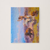 先住民インディアン ジグソーパズル (縦)