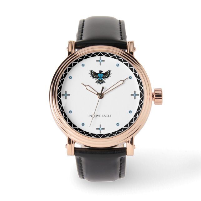 先住民イーグルウォッチ 腕時計 (正面)