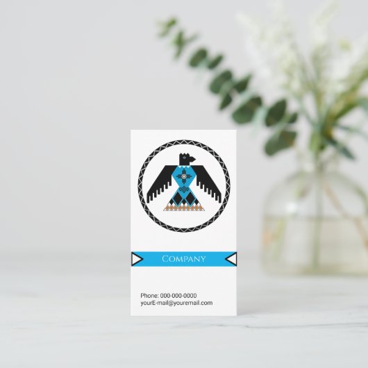 先住民イーグル名刺 名刺 (スタンド正面)