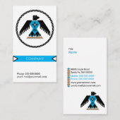 先住民イーグル名刺 名刺 (正面/裏面)