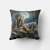 先住民ウィメンカドルウルフバイムーンライトウォーター クッション (裏面)