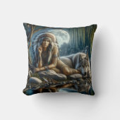 先住民ウィメンカドルウルフバイムーンライトウォーター クッション (正面)