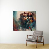 先住民ウォリアート タペストリー (インサイチュ(横))