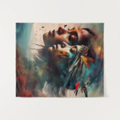 先住民ウォリアート タペストリー (正面(横))