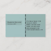 先住民ウミガメ名刺 名刺 (裏面)