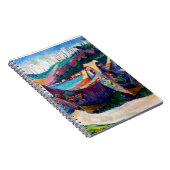 先住民カナダエミリー絵画カーの戦艦 ノートブック (右側)