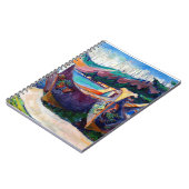 先住民カナダエミリー絵画カーの戦艦 ノートブック (左側)