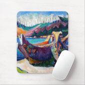 先住民カナダエミリー絵画カーの戦艦 マウスパッド (マウス)