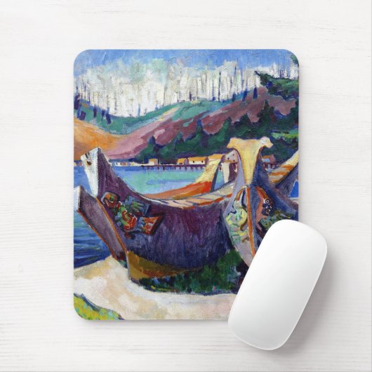 先住民カナダエミリー絵画カーの戦艦 マウスパッド (マウス)