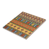 先住民カラフル部模様セラミックタイル タイル (側面)