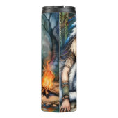 先住民グレース、ウルフスピリット、ファイレリットナイト。 タンブラー (裏面)