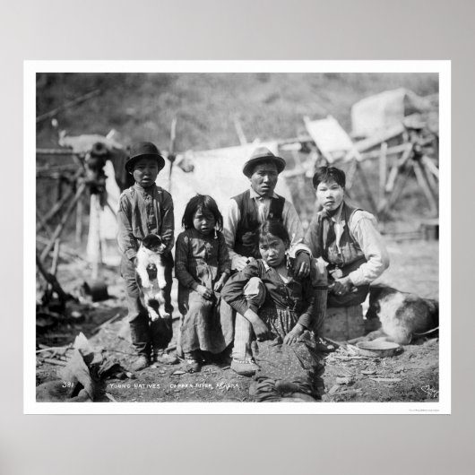 先住民コッパー川アラスカ1904 ポスター (正面)