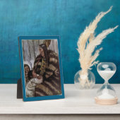 「先住民ストーリーテラー」 フォトプラーク (側面)