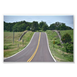 先住民ストーンシーニックバイウェイカンザス フォトプリント           