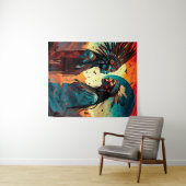 先住民スピリチュアルアート タペストリー (インサイチュ(横))