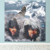 先住民スピリット キャンバスプリント (インサイチュ (ウッドフロア))