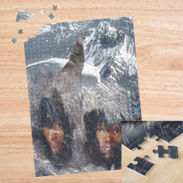 先住民スピリットinアラスカ16インチx 20インチパズル ジグソーパズル
