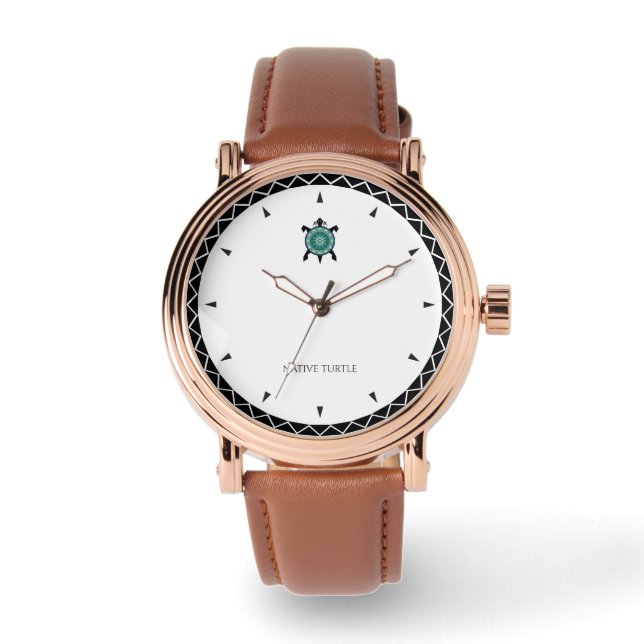 先住民タートルウォッチ 腕時計 (正面)