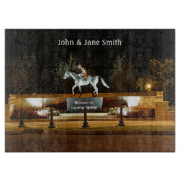 先住民ダンサーの像サラトガ切断ボード カッティングボード