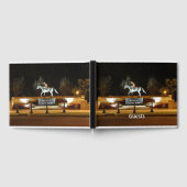 先住民ダンサーホース像サラトガゲストブック ゲストブック (全面)