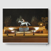 先住民ダンサーホース像サラトガゲストブック ゲストブック (裏面)