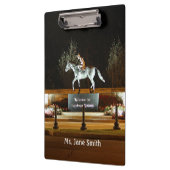 先住民ダンサー馬像サラトガクリップボード クリップボード (左)