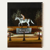 先住民ダンサー馬像サラトガデイリープランナー プランナー手帳 (裏面)