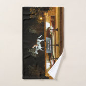 先住民ダンサー馬像サラトガハンドタオル ハンドタオル (ハンドタオル)