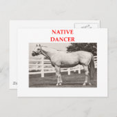 先住民ダンサー ポストカード (正面/裏面)