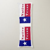 先住民テサンローンスター国旗 ボディピロー (正面縦)