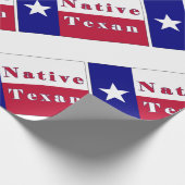 先住民テサンローンスター国旗 ラッピングペーパー (角)