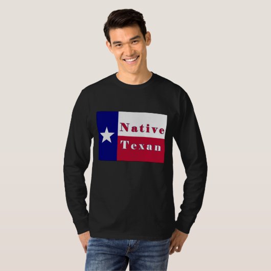 先住民テサンローンスター国旗 Tシャツ (正面フル)
