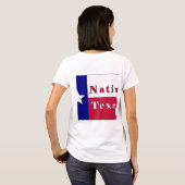 先住民テサンローンスター国旗 Tシャツ (裏面フル)