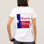 先住民テサンローンスター国旗 Tシャツ (裏面)